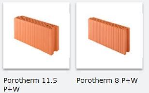 systemem pióro-wpust, murowane na