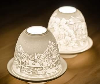 DODATKI Model GS-A64 Świecznik wykonany z porcelany