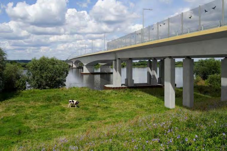 Most ma za zadanie przeprowadzić przez Wisłę, jej tereny zalewowe oraz drogi powiatowe na obu brzegach rzeki, autostradowy ruch samochodowy.
