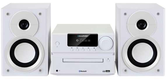 MS35BT Odtwarzacz CD z odczytem plików MP3 Obsługa formatów CD/-R/-RW/MP3 Bluetooth do bezprzewodowego odtwarzania muzyki ze smartfonów i tabletów Radio FM z cyfrową syntezą PLL i pamięcią 30 stacji