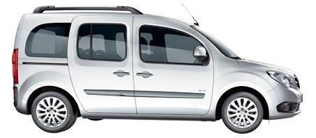 Wyposażenie standardowe. Citan Tourer.