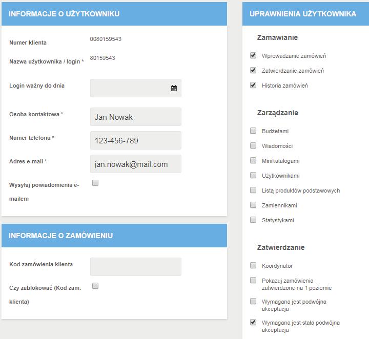 2. akceptującego Zamówienie trafia do realizacji do