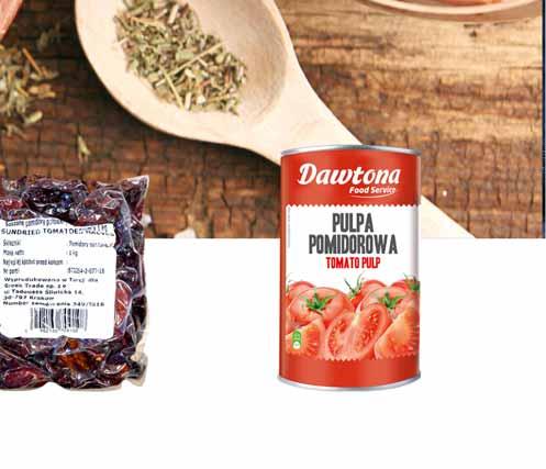 POMIDORY SUSZONE POŁÓWKI VACUUM 1 KG 85192540 PULPA