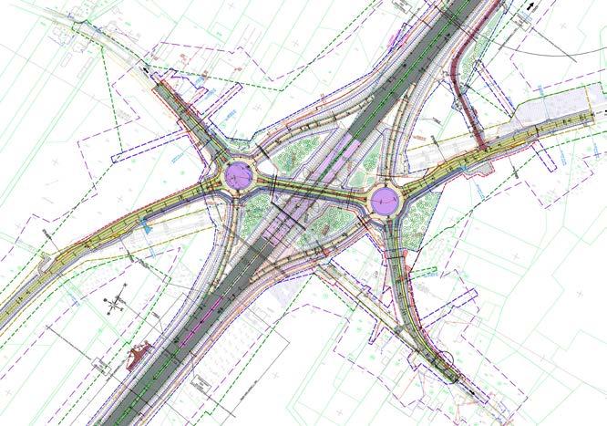 elementy: budowa dwóch jezdni drogi ekspresowej S61 o długości 17 km budowa węzła drogowego typu WB - węzeł Śniadowo budowa miejsc obsługi podróżnych (MOP Chomentowo Wschód kat.
