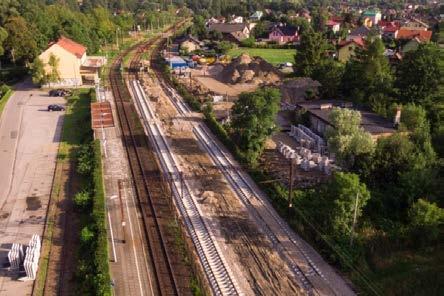 przepusty, zejścia na perony, kładki dla pieszych przebudowa budowli kolejowych przebudowa układu torowego przebudowa przejazdów kolejowych wraz z