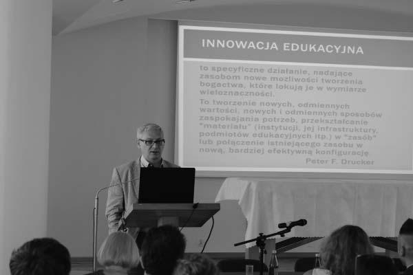 ChAT (Dziekan Wydziału Pedagogicznego ChAT) podczas powitania