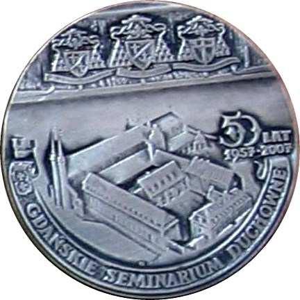 28 MEDAL GDAŃSKIEGO SEMINARIUM DUCHOWNEGO Dariusz Świsulski Oddział Gdański Polskiego Towarzystwa Numizmatycznego W 2007 roku został wybity w Mennicy Polskiej medal poświęcony biskupowi