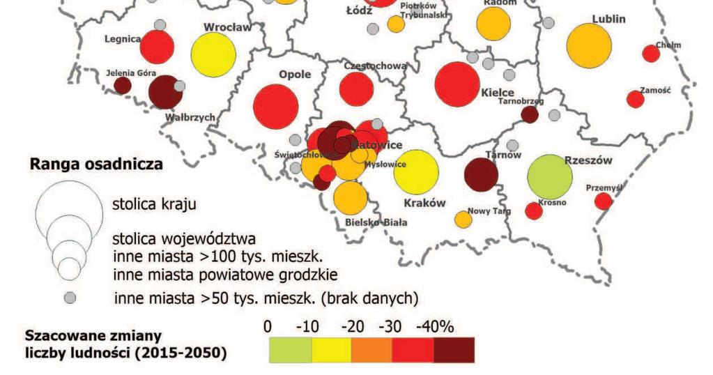 latach 2013-2050 (z uwzględnieniem nierejestrowanej emigracji
