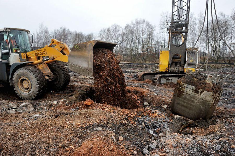 Do formowania kolumn wymiany dynamicznej mogą być stosowane kruszywa naturalne, materiały poprodukcyjne (żużel, spieki), destrukt betonowy, asfaltowy oraz