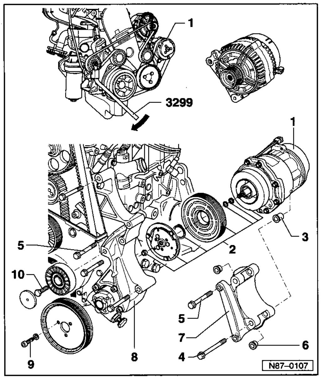 9 śruba z łbem sześciokątnym M8 x 12 1 Moment dokręcania 10 Nm. 1 Z podkładką 8,4 x 16 x 1,0. 10 śruba z łbem sześciokątnym M10 1 Moment dokręcania 4 Nm.