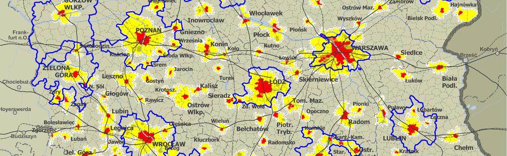 zdrowotnej, szkolnictwa wyższego, wysokiej kultury i inne, które powinny decydować o uzyskaniu silnej pozycji konkurencyjnej w wymiarze krajowym i międzynarodowym Wskazywany jest w dokumentach