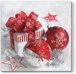 GIFT red INSPIRATION WINTER FLAKES ENGLISH CAROLS