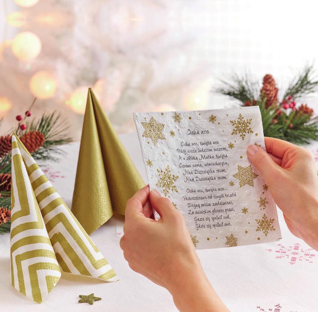 GOLDEN / ZŁOTE INSPIRATION WINTER FLAKES POLISH CAROLS BEST POLISH CAROLS GIFT gold each quarter has different carol na każdej ćwiartce
