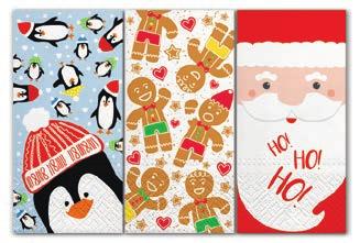 WINTER FRIENDS front back SANTA FACE front back SWEET
