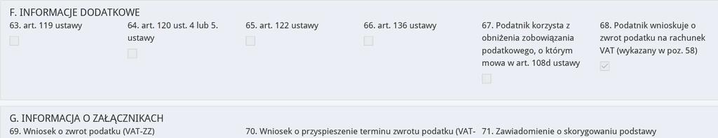 Z menu rozwijalnego PDF / Raporty / JPK wybieramy Utwórz i wydrukuj Deklarację VAT lub Utwórz i wyślij Deklarację VAT.