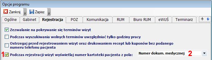 2015 r. Moduł POZ Wprowadzono możliwość gromadzenie i przekazywania do Narodowego Funduszu Zdrowia informacji indywidulanych o wykonanych badaniach laboratoryjnych i diagnostycznych.