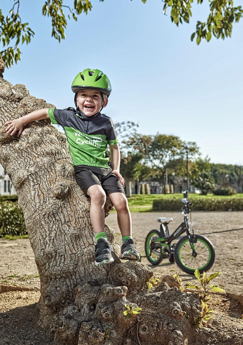 KID 16 Za kierownicą Kid 16 mali rowerzyści poczują ducha wolności.