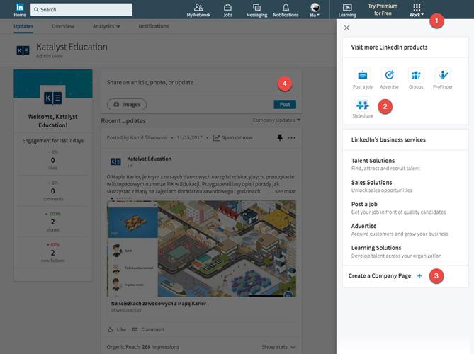 Inne popularne media społecznościowe warte rozważenia w kontekście promocji rezultatów projektów edukacyjnych to Instagram i Linkedin.