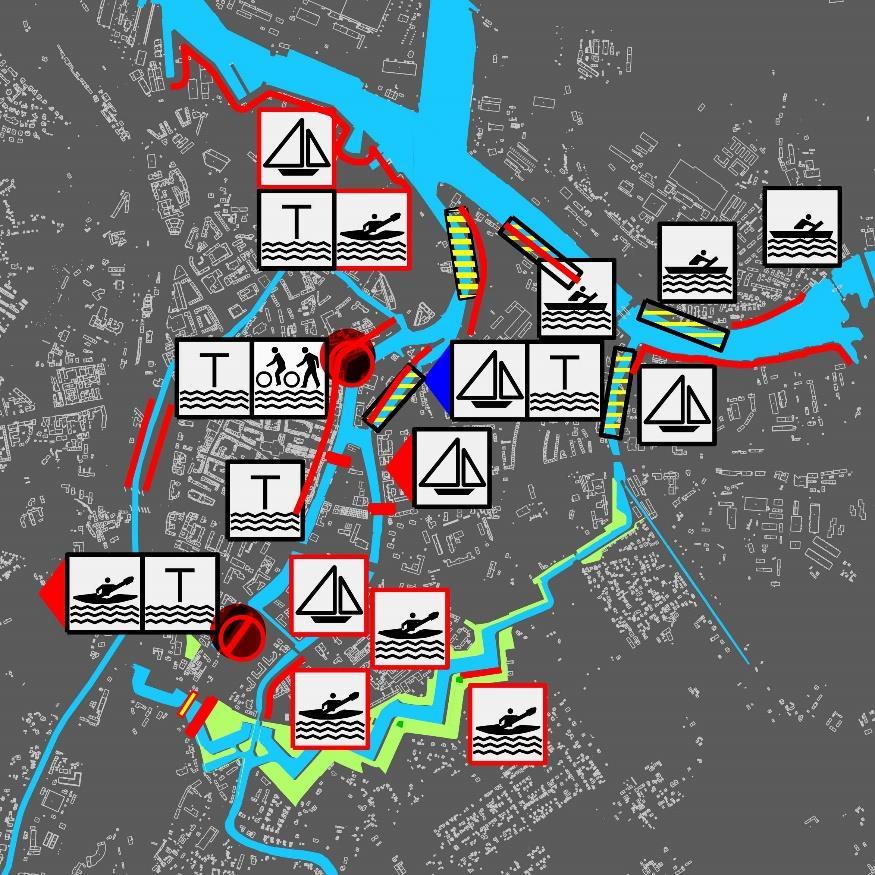 2. Inwestycje z zakresu turystyki i rekreacji Kolejnym ważnym elementem uwarunkowań są działania związane z rozwojem turystyki wodnej oraz rekreacji.