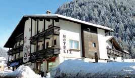 Val di Fiemme obereggen Hotel Liz*** (Predazzo) nowość Położenie: 1 km od kolejki gondolowej Latemar, 250 m od centrum Predazzo, 30m od przystanku skibus Pokoje: 2, 3, 4 osobowe Infrastruktura: