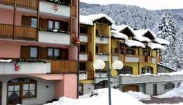 1003-1703* 385 1703-3103* 301 Residence Antares *** (Andalo) Położenie: 300 m od stoku Apartamenty: 4, 5, 6, 7, 8 - osobowe Infrastruktura: apartamenty komfortowo wyposażone z telewizorem, telefonem,