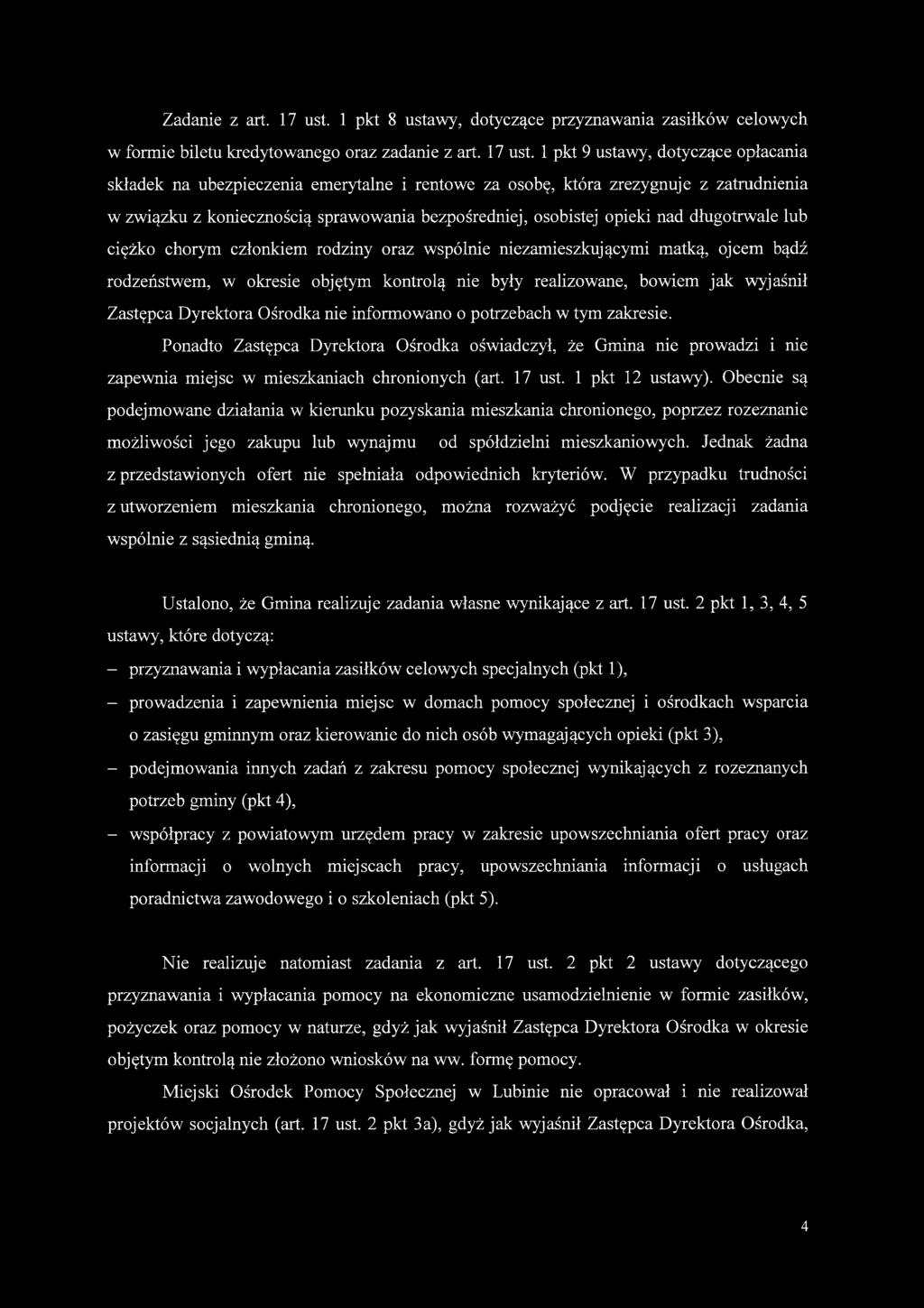 1 pkt 9 ustawy, dotyczące opłacania składek na ubezpieczenia emerytalne i rentowe za osobę, która zrezygnuje z zatrudnienia w związku z koniecznością sprawowania bezpośredniej, osobistej opieki nad