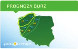 Prognoza zagrożeń: zawiera informacje na kolejne trzy doby; jest kompilacją prognozy wystąpienia niebezpiecznych zjawisk meteorologicznych i hydrologicznych, z którymi mogą być związane określone