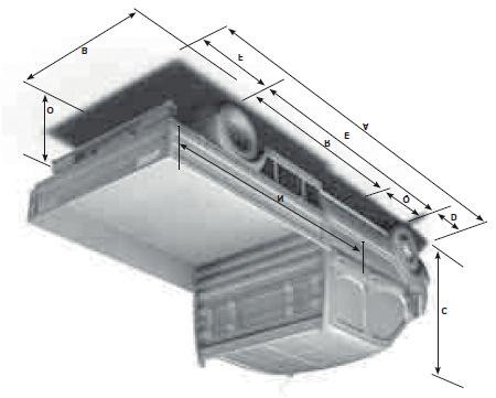 wymiary (mm) wymiary skrzyni ładunkowej (mm)** D/CAB L2 D/CAB L3 D/CAB L4 D/CAB L5 FWD RWD/AWD FWD RWD/AWD RWD/AWD RWD/AWD A Długość całkowita 5572 5572 6022 6022 6404 7394 B z lusterkami bocznymi