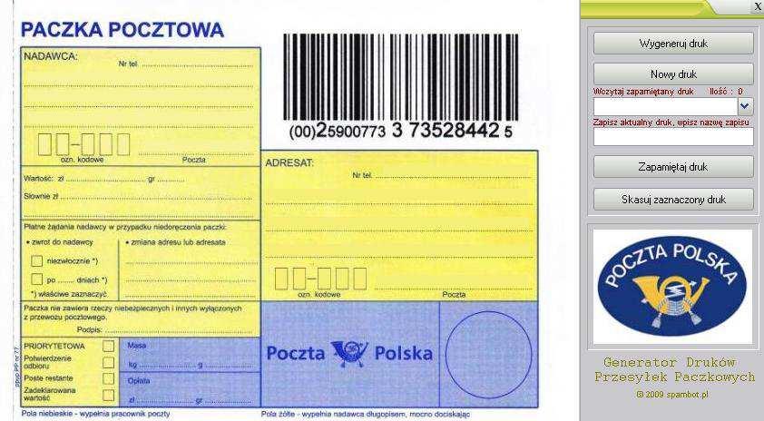 I. KORESPONDENCJA ZEWNĘTRZNA 1) Nadawanie przesyłek pocztowych i kurierskich przez jednostki organizacyjne Uniwersytetu Ekonomicznego w Katowicach PRZESYŁKI POCZTOWE (LISTY I PACZKI) Nadawanie