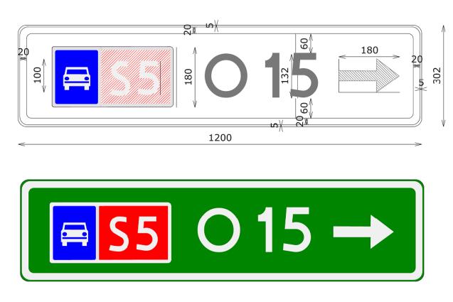 objazdowe odcinka autostrad