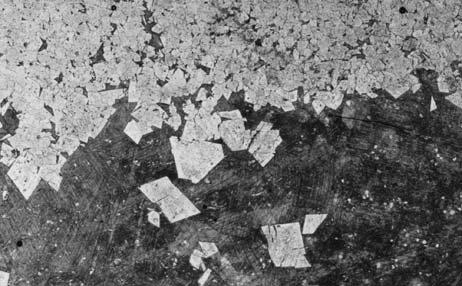 Kominiarski Wierch section; details of. ioturbational structures infilled by euhedral dolomite crystals.