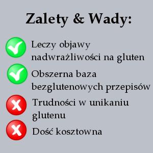 Efekty diety bezglutenowej Poprawa kliniczna następuje po dwóch tygodniach GFD u 70-90% pacjentów.