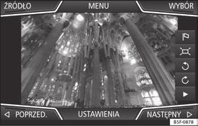 Ustawienia wideo : Ustawienia dla odtwarzania wideo lub plików. Bezpieczne usuwanie : Przygotowanie zewnętrznych nośników danych do wyjęcia.