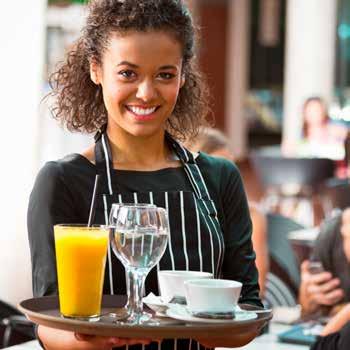 Na przykład: + W biurze + W hotelu + W restauracji + W
