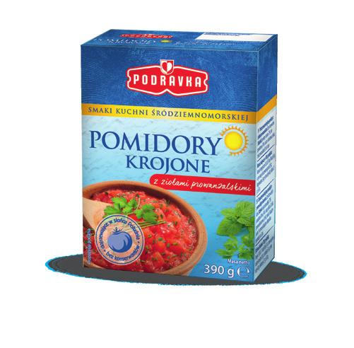 Produkty pomidorowe Produkty pomidorowe POMIDORY KROJONE POMIDORY W PUSZCE Z