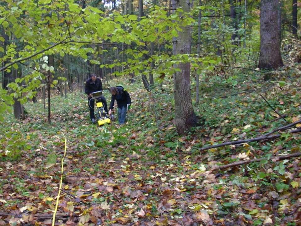 Lokalizacja warstw geologicznych za pomocą georadaru w