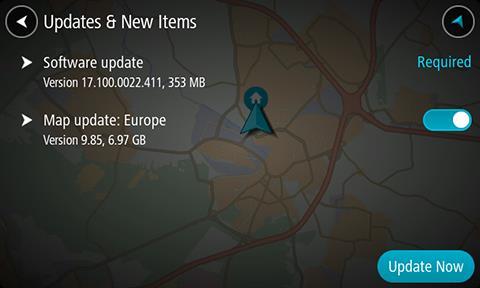2. Wybierz elementy i aktualizacje, które chcesz zainstalować. Lista zawiera elementy kupione w internetowym sklepie TomTom. 3.
