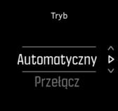 3. Wybierz ustawienie, naciskając jego nazwę lub naciskając środkowy przycisk, gdy ustawienie jest podświetlone. Powróć w menu, przesuwając palcem w prawo albo wybierając pozycję Wstecz. 4.