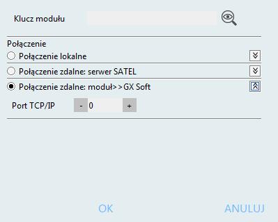 SATEL GPRS-A 17 Połączenie zdalne: Moduł>>GX Soft Rys. 14.
