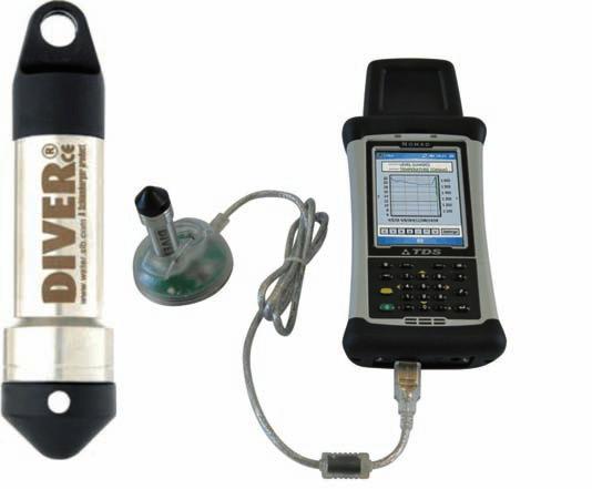 W celu automatycznego pomiaru głębokości lustra wody wykorzystano elektroniczne urządzenie pomiarowe Mini-Diver, model DI501 (rys. 21).