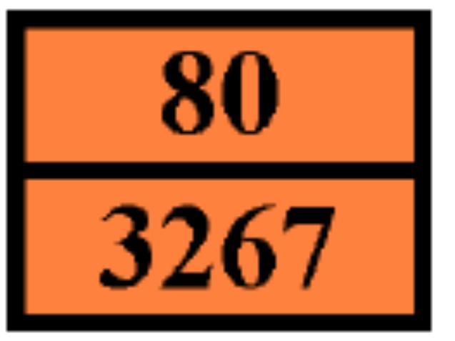 Nalepka ostrzegawcza (UN) 8 14.4 Grupa pakowania Grupa pakowania (UN) III 14.
