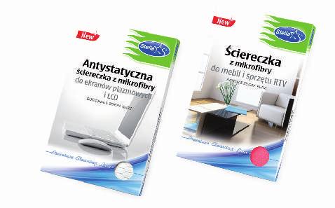 czyści i poleruje bez użycia detergentów płyny, kurz i zabrudzenia - dokładnie i szybko usuwa kurz i brud z każdej powierzchni - trwała - może być
