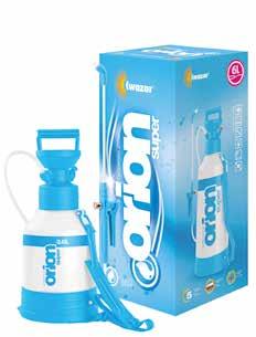 OPRYSKIWACZE CIŚNIENIOWE 3L WTO.0309 6L WTO.0332 BEZKONKURENCYJNY W WALCE O CZYSTOŚĆ ORION SUPER Cleaning PRO+ to seria niezawodnych opryskiwaczy o pojemności od 3L do 12L.