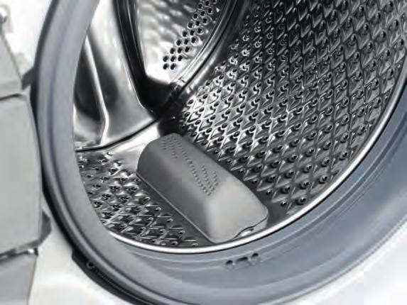 SUSZARKI funkcjonalność i technologia PRALNICTWO SMEG uniwersalne cechy Specjalna struktura bębna Flexi Wash pozwala na pranie różnych tkanin.