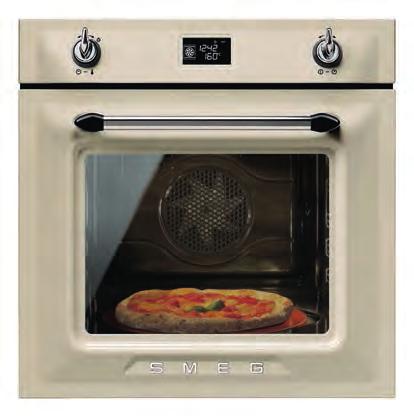 FUNKCJA SPECJALNA wypiekanie pizzy PRZYJAZNY W OBSŁUDZE WYŚWIETLACZ zaawansowane technologie PIEKARNIKI ELEKTRYCZNE SMART COOKING System Smart Cooking to 50 zaprogramowanych przepisów, dzięki którym