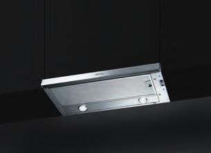 3 prędkości pracy silnika + tryb intensywny Średnica komina: 150 mm Oświetlenie LED (2 x 2 W) 3 prędkości pracy silnika Średnica komina: 150 mm Oświetlenie LED (2 x 4 W) 3 prędkości pracy silnika