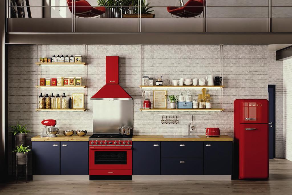 SMEG PORTOFINO Nowa linia Portofino czerpie inspiracje z kolorów słynnego włoskiego miasteczka. Każdy kolor odzwierciedla jaskrawe odcienie miast i wiosek położonych wzdłuż włoskiego wybrzeża.