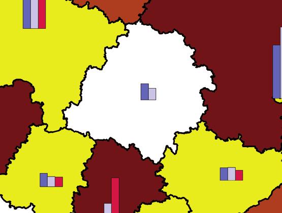 Znaczną, choć dużo mniejszą rolę, odgrywają nakłady na działalność badawczo- -rozwojową, które stanowią blisko 10% ogółu.