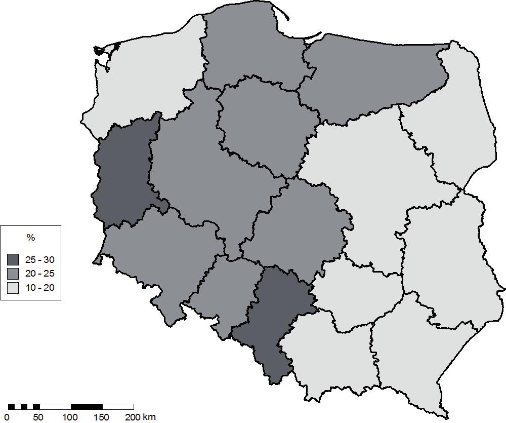 - Konkurencyjność przedsiębiorstw przemysłowych w Polsce - twie śląskim (ryc. 1) 2.