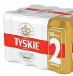 PREMIUM 4 x 0,5 l puszka FREE, ICE - cena za 4-pak 5,00-6,00/l LECH PREMIUM 9 99 4-pak Piwo GLOGER 0,5 l butelka bezzwrotna cena za - bez aplikacji 13,98/l ZYSKUJESZ 1 00 5 99 W APLIKACJI 6